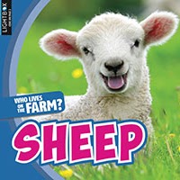 Book cover showing a young lamb in a field