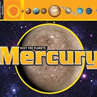Book cover with an image of Mercury from a telescope