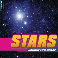 Book cover with a picture of the night sky showing several stars