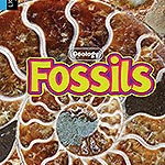 Book cover showing a shell fossil