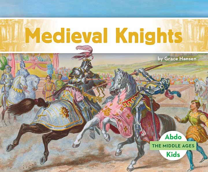 Book cover showing two knights in battle
