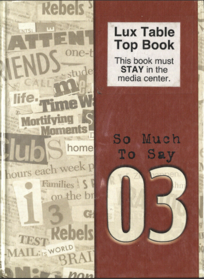 2003 Lux Middle School Yearbook