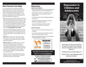 Depression in Children Adolescents