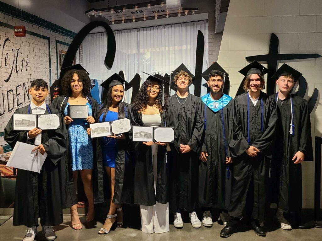 AVID students graduating