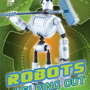 A book cover showing a robot holding a broom