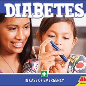 A book cover showing a girl using her insulin pump while a mom watches.