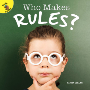 A book cover showing a young student with brown hair and white-rimmed glasses looking up thoughtfully, with a green chalkboard background.