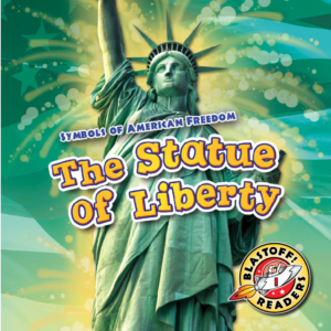 A book cover showing the Statue of Liberty with a starry, burst-like background.