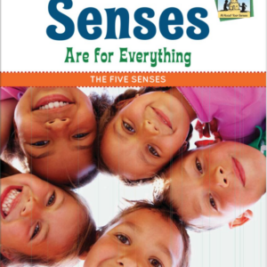 Five kids are showing smiling together on a book cover.