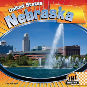 A book cover with a picture of downtown Omaha, NE
