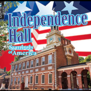 A book cover showing Independence Hall against an American flag background.