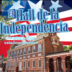 A book cover showing Independence Hall against an American flag background.