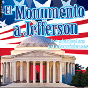 A book cover showing the Jefferson Memorial against an American flag background.