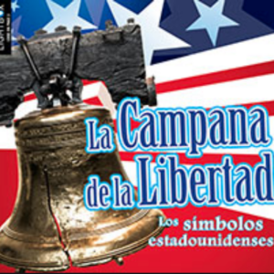 A book cover showing the Liberty Bell against an American flag background.