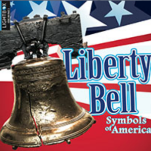 A book cover showing the Liberty Bell against an American flag background.