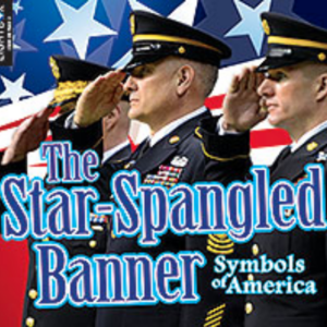 A book cover showing three military members saluting in uniform, with an American flag background.
