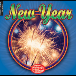 A book cover showing sparkling golden fireworks or sparklers within a circular frame against a blue background.
