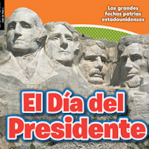 A book cover showing the carved faces of four presidents at Mount Rushmore.