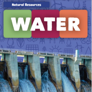 A book cover showing water coming out of a dam