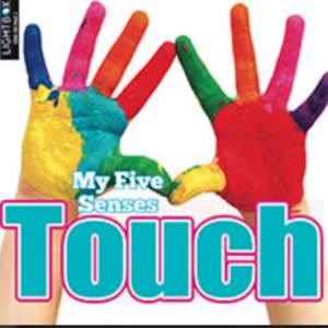 A book cover showing two hands that have been painted different colors.