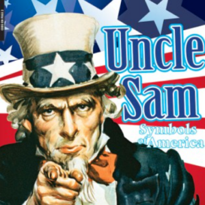 A book cover showing Uncle Sam pointing, with an American flag background.