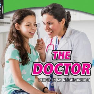 Book cover showing a picture of a doctor examining someone's ear.