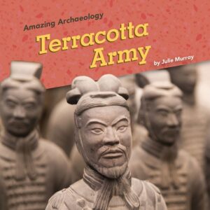A book cover with a picture of a terracotta warrior statue