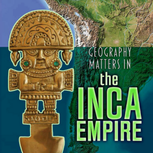 A book cover showing a gold Inca statue