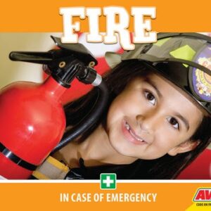 A book cover showing a kid holding a fire extinguisher.