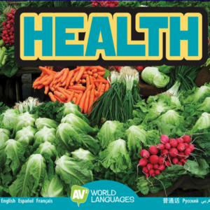 A book cover showing a pile of colorful vegetables.