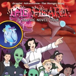 A book cover showing cartoon people walking inside blood vessels