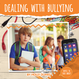 A book cover showing a boy frowning while two kids laugh at him in the background.