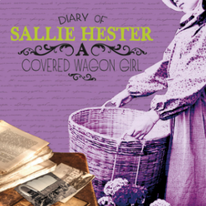 A book cover showing a girl holding a wicker basket