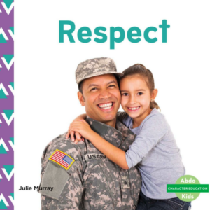 A book cover showing a dad in a combat fatigue holding a child.