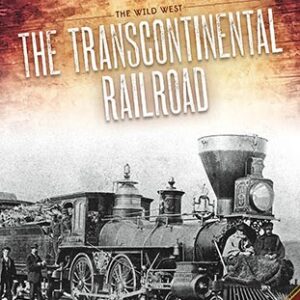 A book cover with a picture of an old train