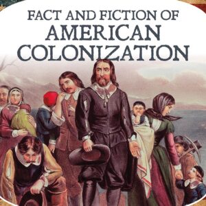 A book cover showing colonists just arriving