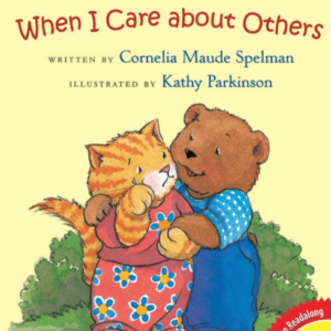 A book cover showing a drawing of two animals in clothes hugging.
