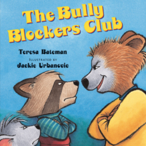 A book cover showing two animated animals crossing their arms and looking at each other in a confrontation.
