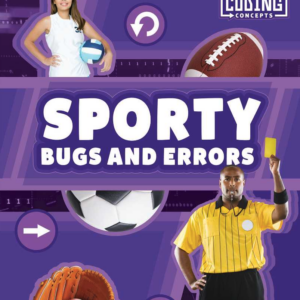 A book cover showing a referee, a football and a volleyball player