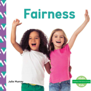 A book cover showing two girls smile and celebrate