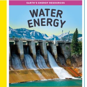 A book cover showing water coming out of a dam