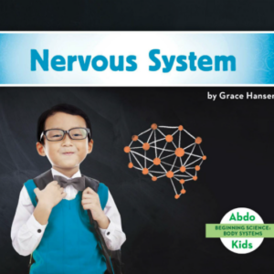 Book cover showing a boy next to a chalkboard with a diagram of a brain drawn on it.