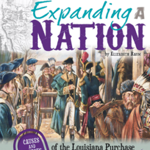 A book cover showing colonists forming government