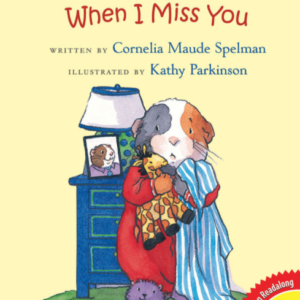 A book cover showing a drawing of an animal holding a blanket and looking sad.