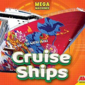 A book cover showing the colorful bow of a cruise ship with floral designs.