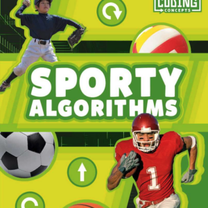 A book cover showing a football player, a soccer ball and a pitcher