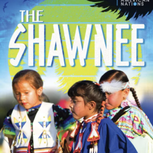 A book cover showing children in Shawnee clothing
