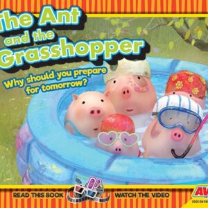 Book cover showing some pigs in a pool
