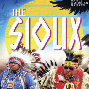 A book cover showing two men in Sioux clothing