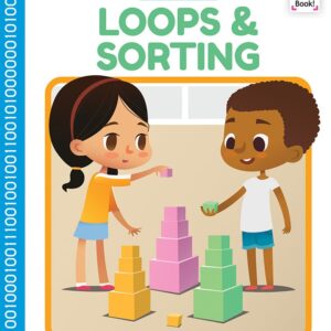 A book cover showing two kids playing with blocks to make a tower